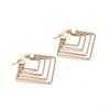 18K Gold Geometric Stainless Steel Minimalist Earrings