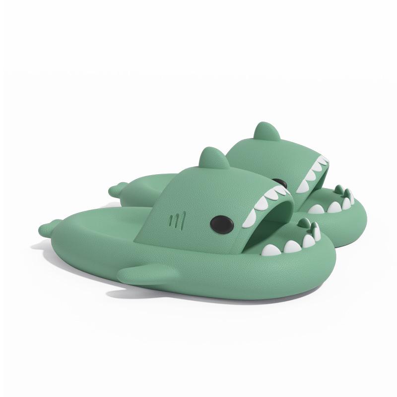 Shark Summer Slippers: Non-Slip Thick Sole for Men and Women, Indoor and Outdoor Wear.