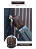 Jiameida Retro Leather Men's 17-Inch Briefcase and Handbag