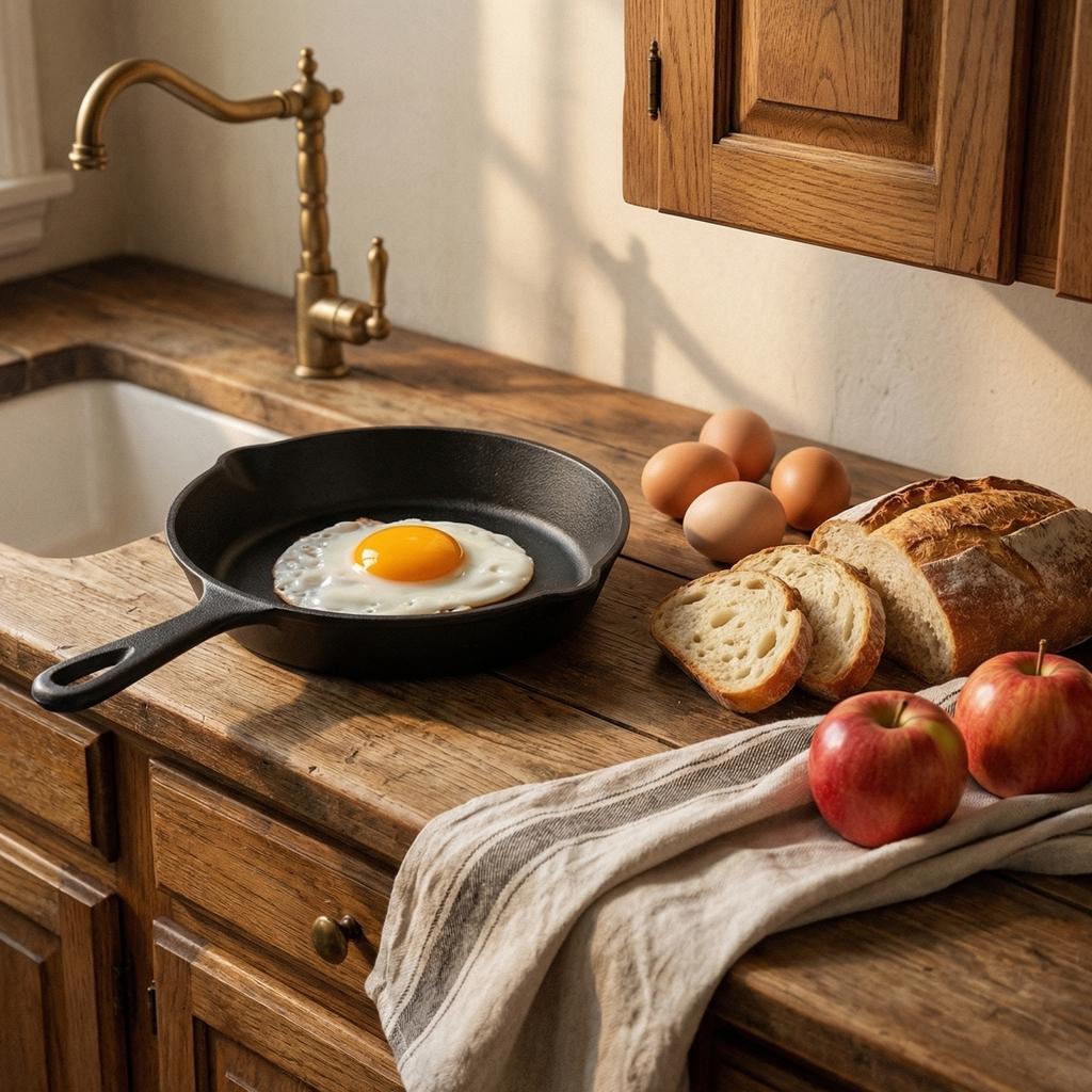 Pre‑Seasoned Iron Skillet Set, Non‑Stick Frying Pan Collection for Home
