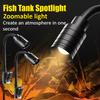 Luce per Acquario Illuminazione Aquascaping Serbatoio a Cascata Illuminazione a LED Serbatoio Antico Atmosfera Torce Serbatoio Spotlight a Fascio Regolabile