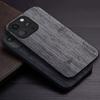 Case for iPhone 15 14 13 12 11 Pro Max Mini XR X XS Max 7 8 Plus Funda Bamboo Wood Pattern Leather Cover Luxury Coque Case Capa