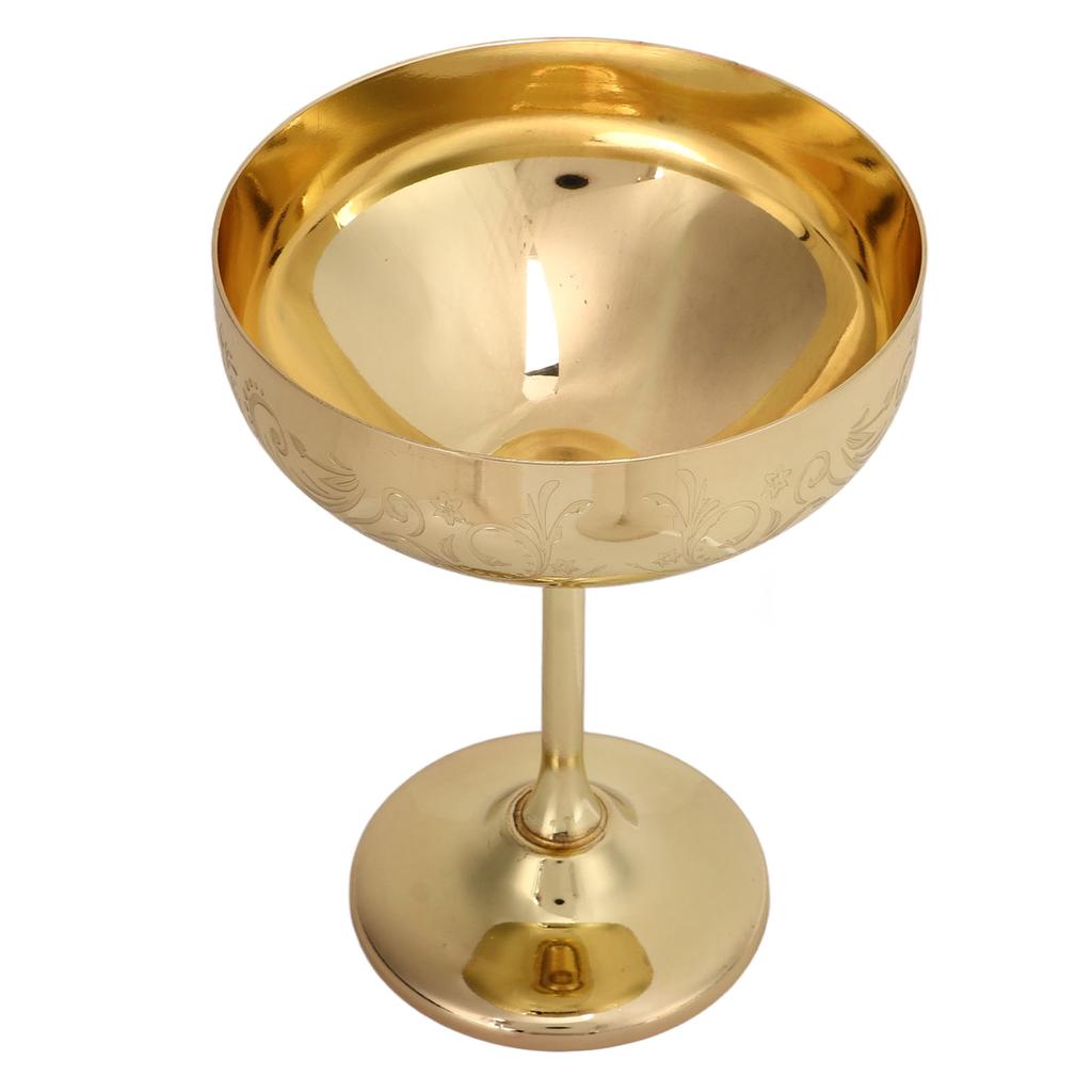 Calice da Champagne in Metallo Acciaio Inossidabile 304 Inciso Bar Festa Coppa Vino Rosso Tazze Decorative