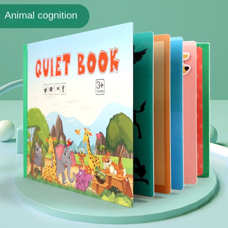 Toys Educational Baby First Enlightenment Book Montessori Quite Book Early Learning Sticker Busy Book Matching Games for Kids
