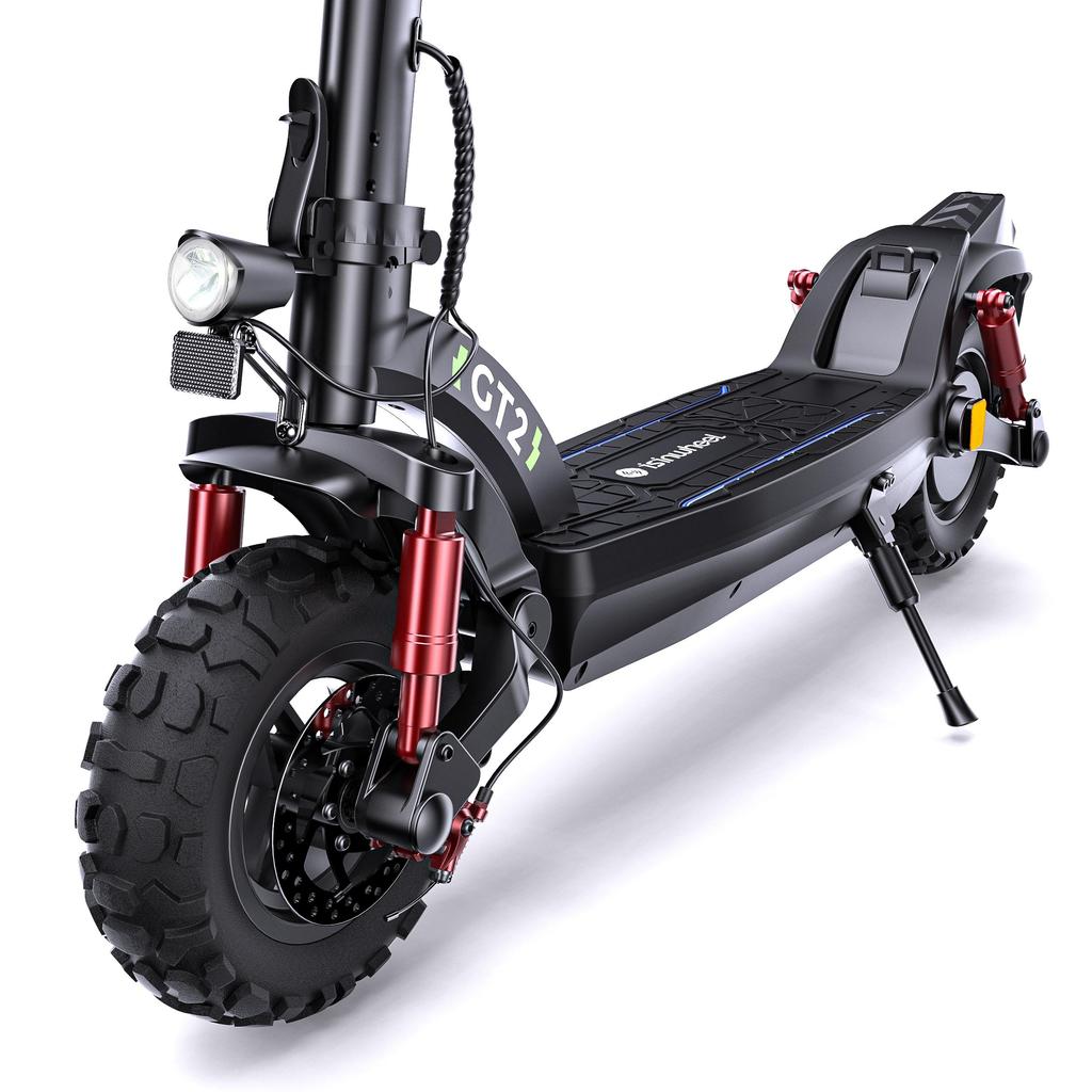 Isinwheel GT2 Electric Scooter - 1000W Motor, 60KM Range, 11" Off-Road Tires, Dual Suspension for Powerful Performance