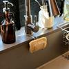 Kitchen Sink Sponge and Steel Organizer Rack Stainless Steel Sponge Drying Rack Hole-Free Sink Organizer
