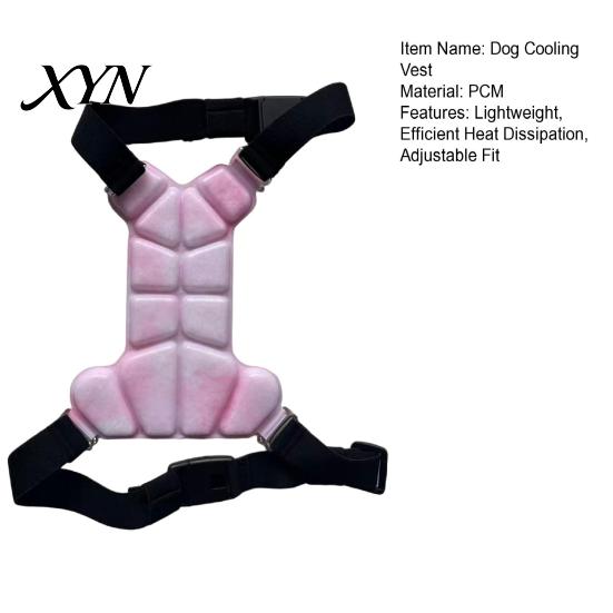 Pet Overheating Prevention Gear Dog Cooling Vest, Breathable Coat with Gel Ice Packs, Harness for Dogs Summer Jacket Large Medium Small Vest