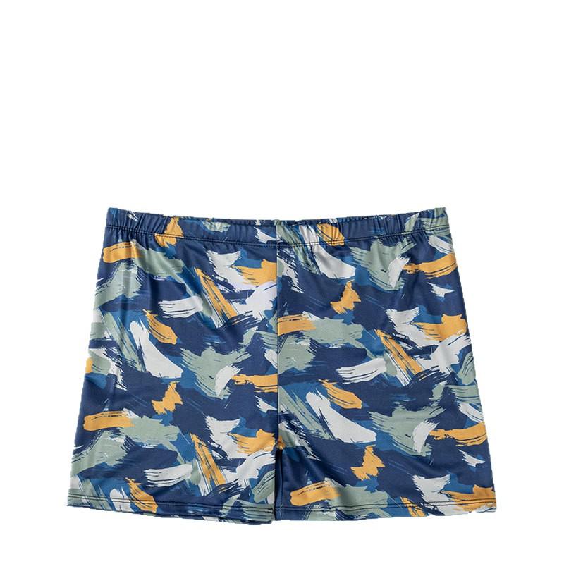 Men's Quick-Dry Flat Leg Plus Size Swim Trunks - Casual Sport Beach Shorts