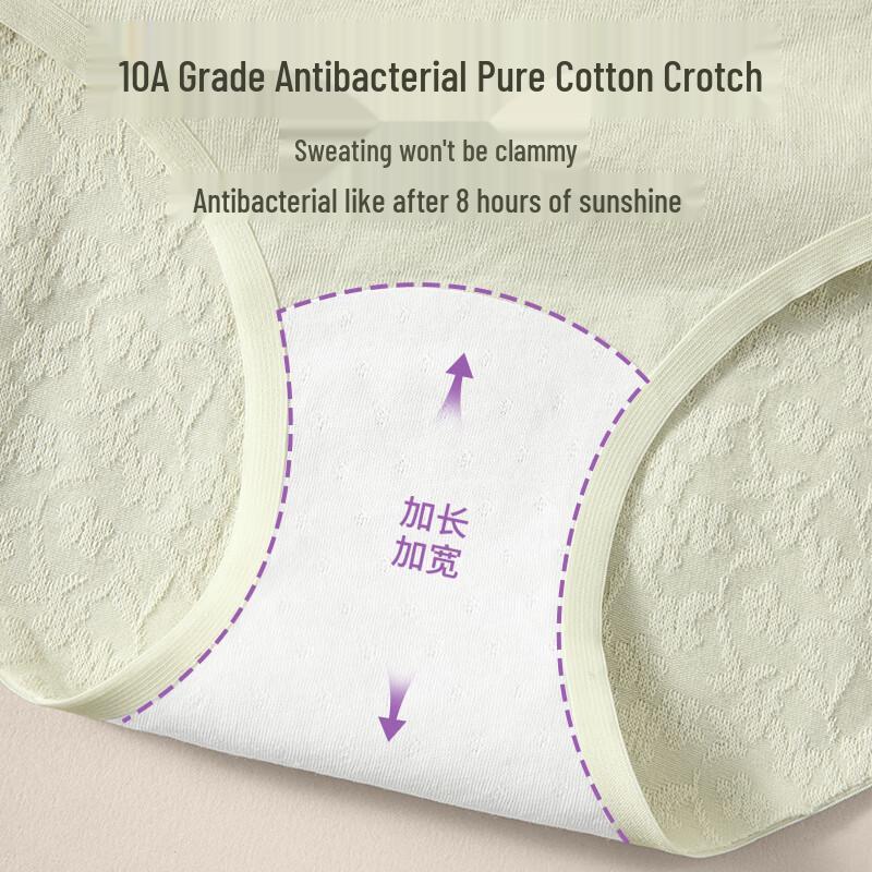 Nanjiren Women's Combed Cotton Antibacterial Briefs