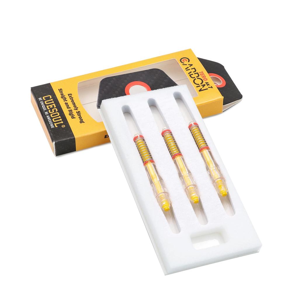 Cuesoul AK7 Carbon Dart Shaft Telescopic Built-in, Set of 3 (CS-AK7+4TC35)
