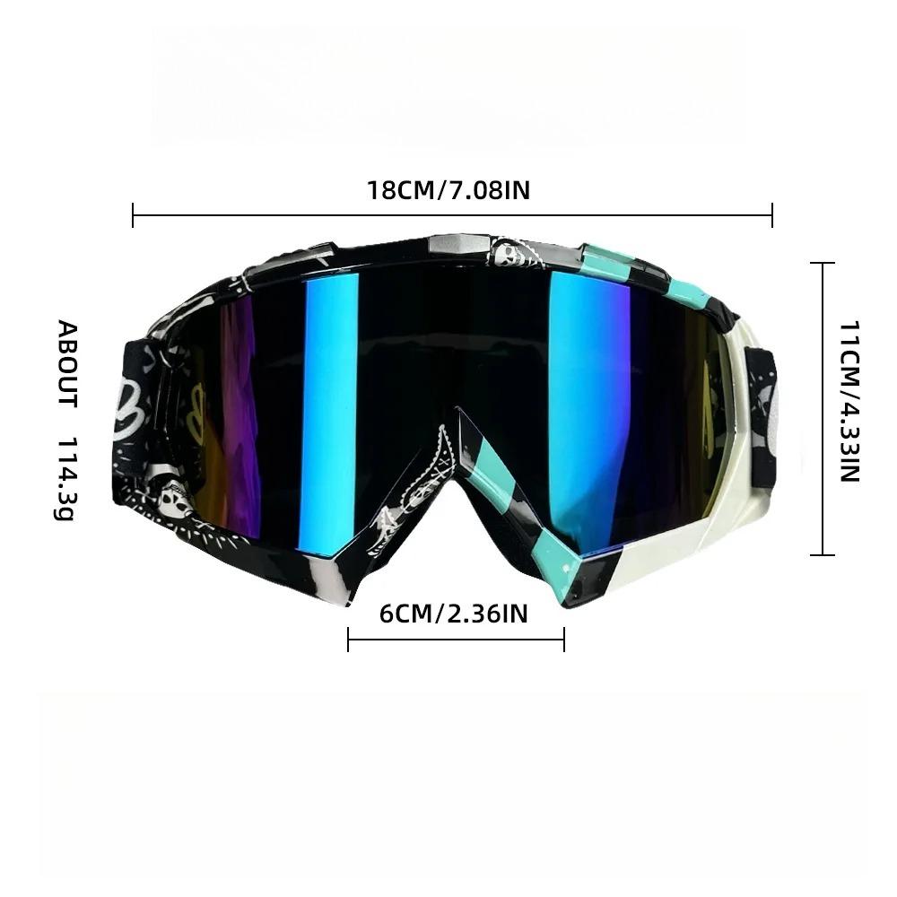 Professionelle winddichte Motorradbrille für Offroad-Outdoor-Sportarten, Skibrille