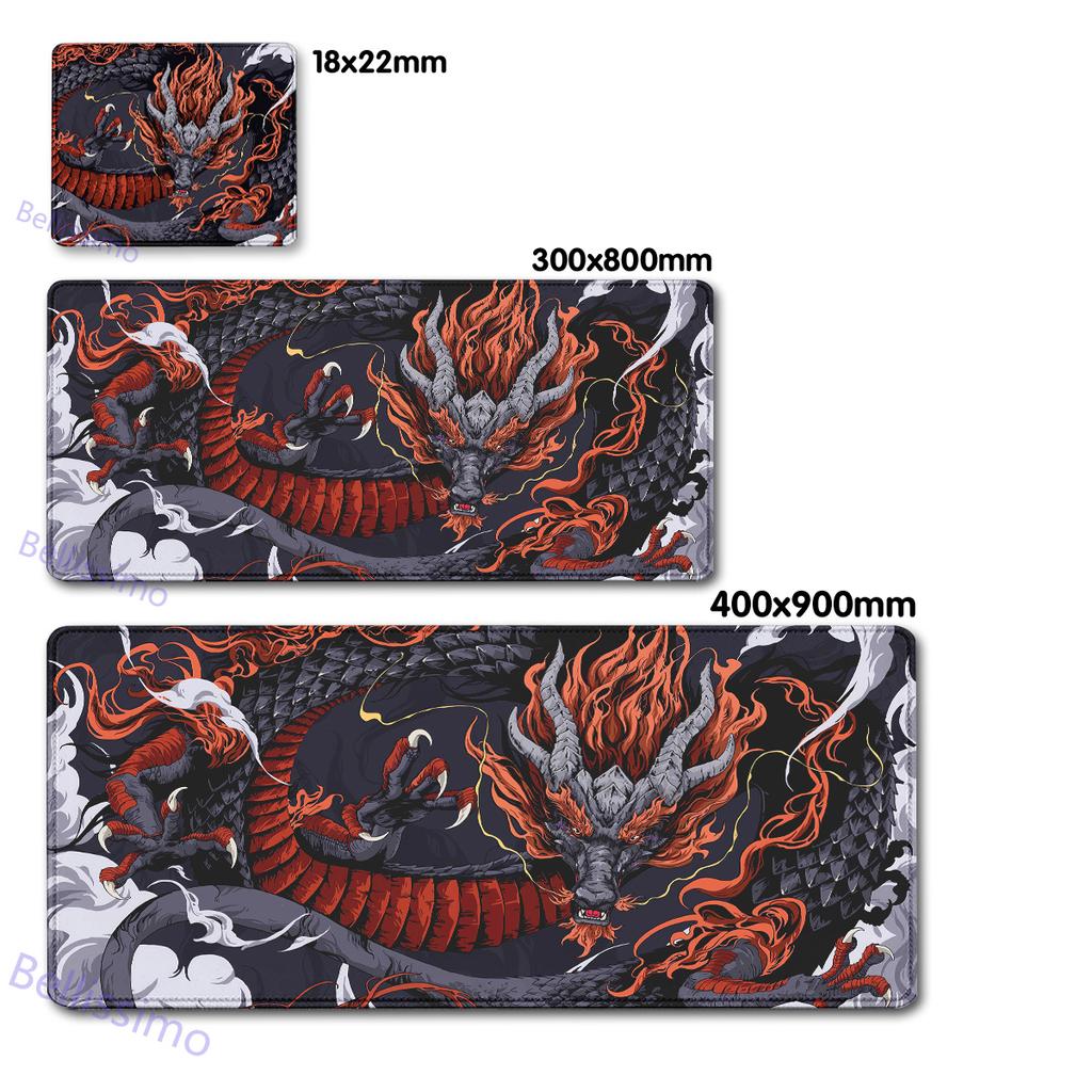 Large Game mousepad Japanese Dragon Gaming Accessories HD Print Office Computer teclado mouse pad XXL PC Gamer Laptop Desk Mat