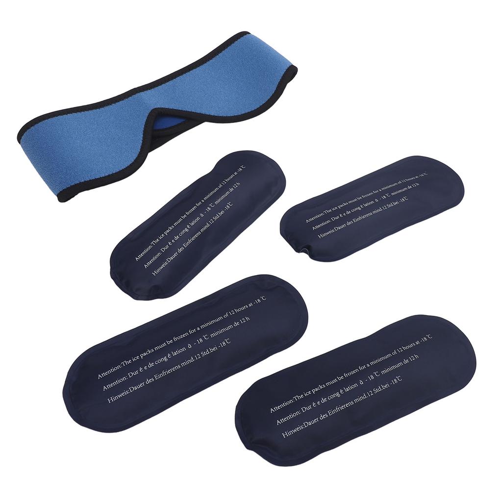 Face Ice Pack Professional Relieve Muscle Fatigue Swelling Relief Hot and Cold Compress Ice Pack Wrap for Jaw Chin Dental