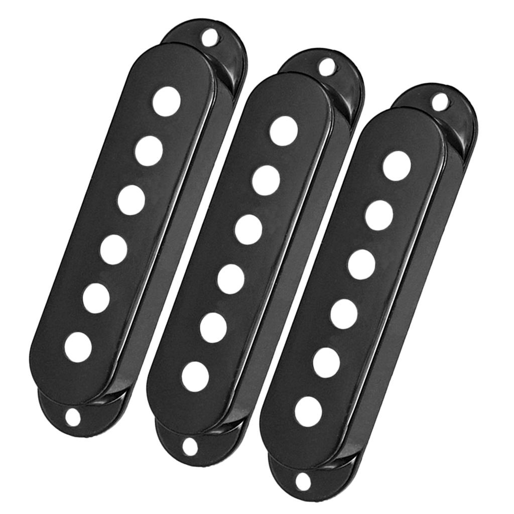 2 Sets Single Coil SSS Pickup Cover für ST Squier SQ E Gitarre