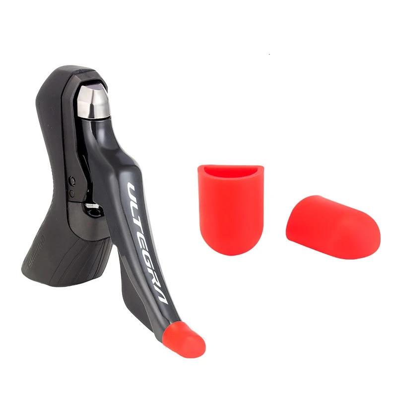 TOOPRE Road Bicycle Dual Control Lever Smart Cover EIEIO Silicone Sleeve For SHIMANO Bike Parts Red A Pair