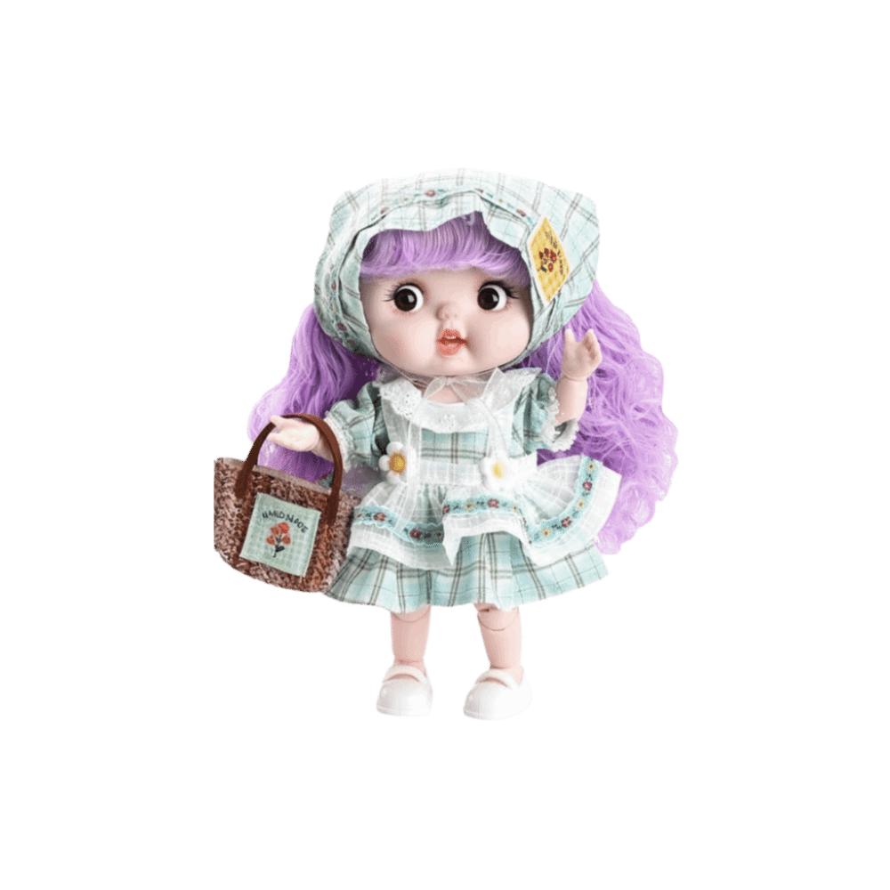 28cm 1/6 Scale Multi Joint Doll 19 Joints Movable Cute Emoticon Doll Birthday Gifts
