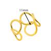 Retro Exaggerated Hollow Open Rings For Women Men Gold Color Stainless Steel Ring Wedding Waterproof Jewelry Gift Anillos