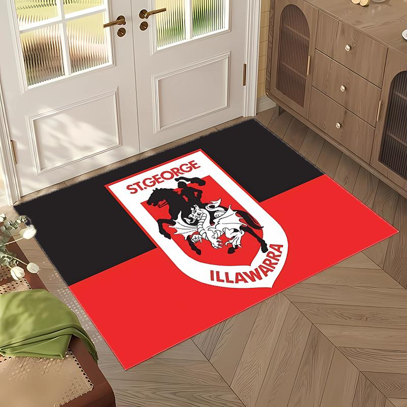 St George Illawarra Dragons (14) Büurteppich Eleganter Bodenteppich für Büro Wohnzimmer Schlafzimmer und Innenräume