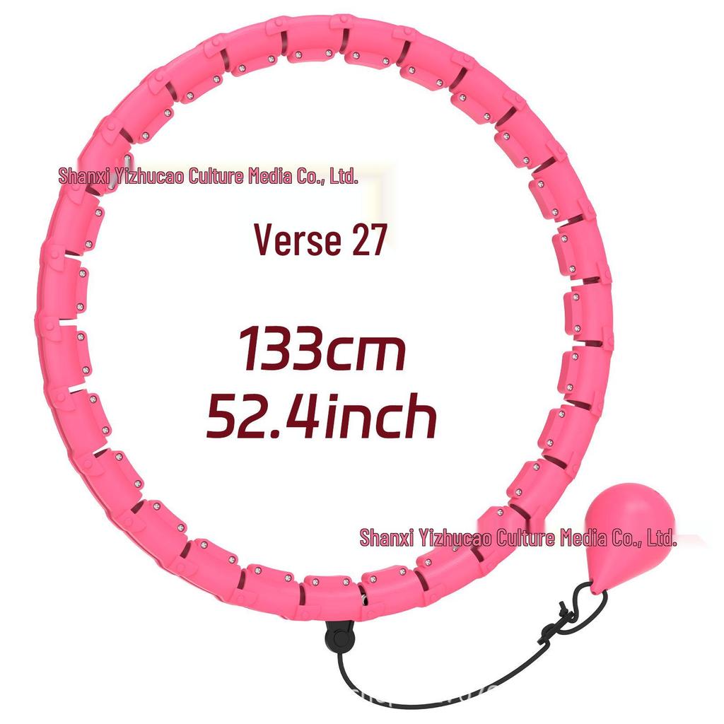 Intelligenter, abnehmbarer Hula-Hoop-Reifen für Frauen – Bauchweg-Effekt, taillenschonendes Fitnessprogramm