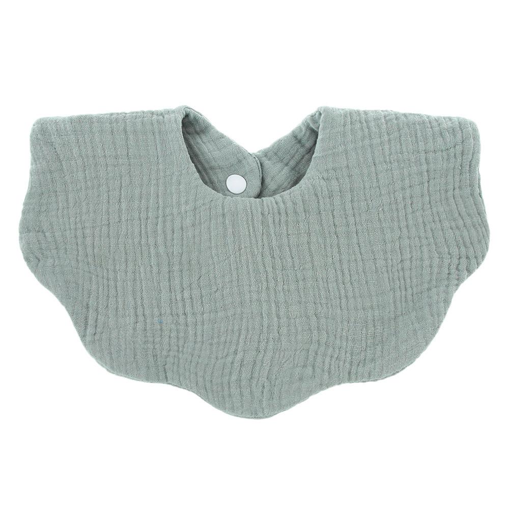 1pcs Cotton Soft Baby Bibs Solid Color Infant Bib Newborn Burp Cloths Bandana Scarf for Kids Boy Girls Feeding Saliva Towel