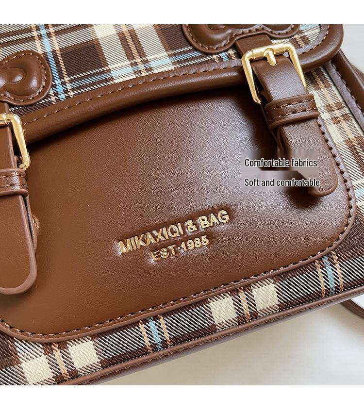 Retro Women's Lightweight Versatile Backpack & Crossbody In Cute College Style for Travel & Casual Use