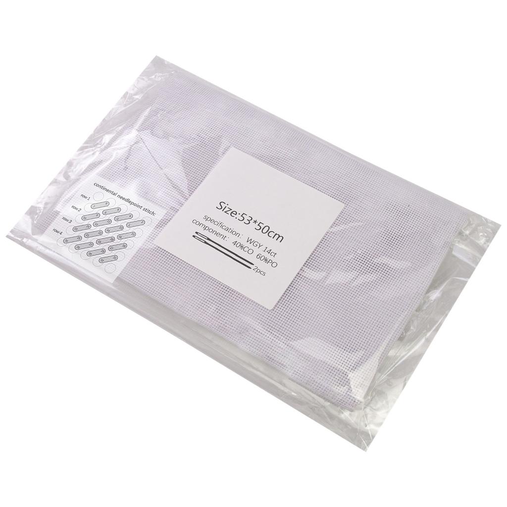 14CT Canvas Sheets Needle Point Canvas Practical Mesh Sheets Needlepoint Canvas Mesh for Embroidery Crochet Projects
