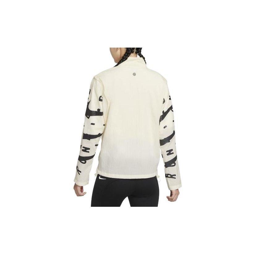 Nike Jackets Women's Coconut Milk White Stand Collar Moderate Other DX0326-113