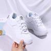 Fashion Fashion White Sneakers Women's High Platform Casual Shoes Height Increasi Leathe Shoes Thick Sole Trainers Tennis Sports Black