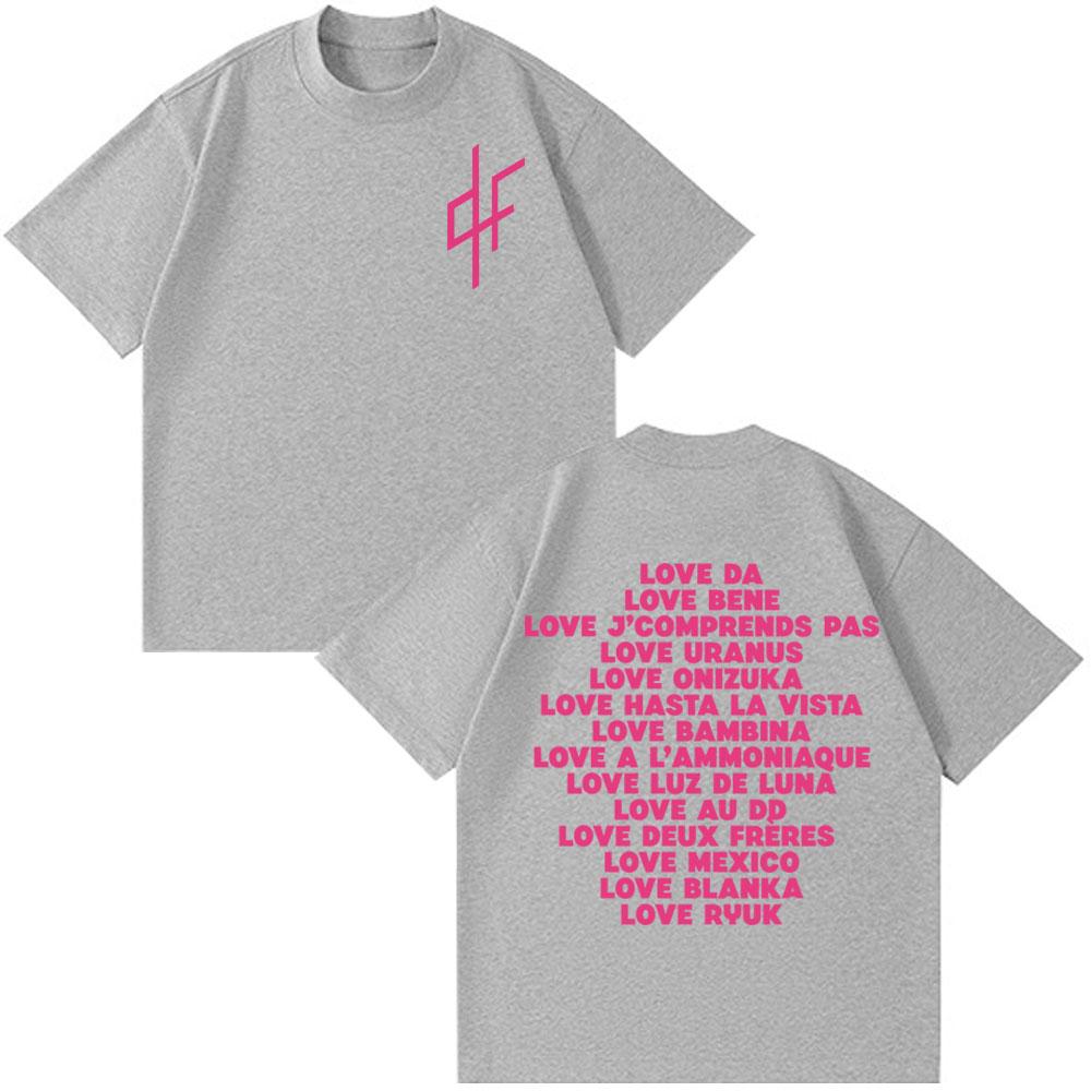 I Love Pnl Fashion Graphic Print Harajuku Tshirt Unisex Unisex Hip Hop Fashion Tshirt Aesthetic Trend Loose Casual Cotton T Shirts