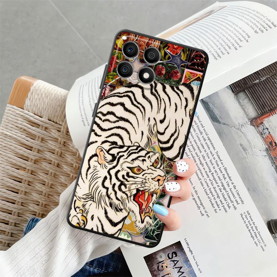 Cool Tiger Leopard Case for Honor X8 X9a 70 8X X5b 200 400 Lite Magic5Lite X7 X6 90 Funda Phone Cover