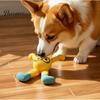 Indestructible Corduroy Dog Toy Squeaky Plush Chew Toy, Cartoon Cat/Dog Shape, Interactive Teeth Boredom Buster for Home Alone Dogs Grinding