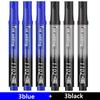 1/10/100pcs 2mm Red Blue Ink Black Permanent Marker Pens, Fine Tip, Waterproof, Quick Drying Drawing Pens Wood Stone Metal Glass