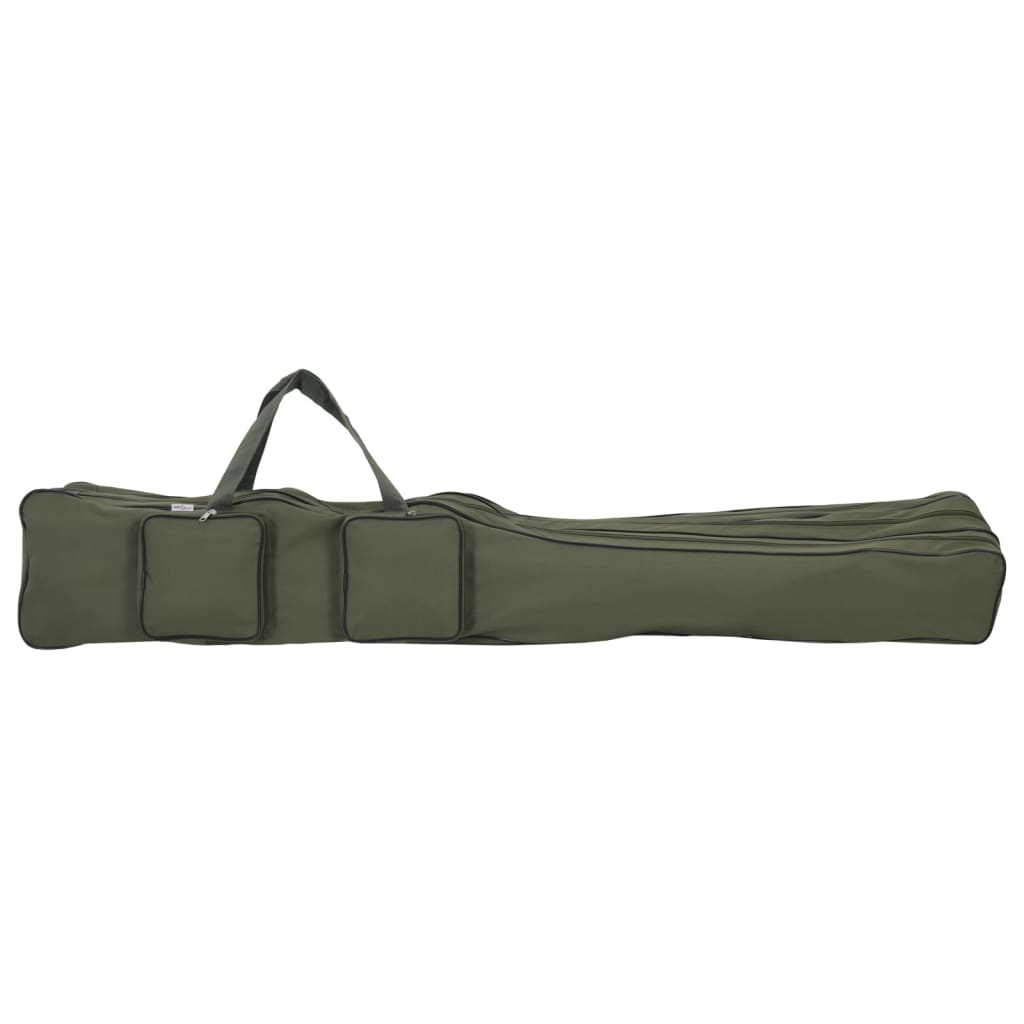 Vidaxl Torba Na Wędkę, Ciemnozielona, 160 Cm, Tkanina Oxford