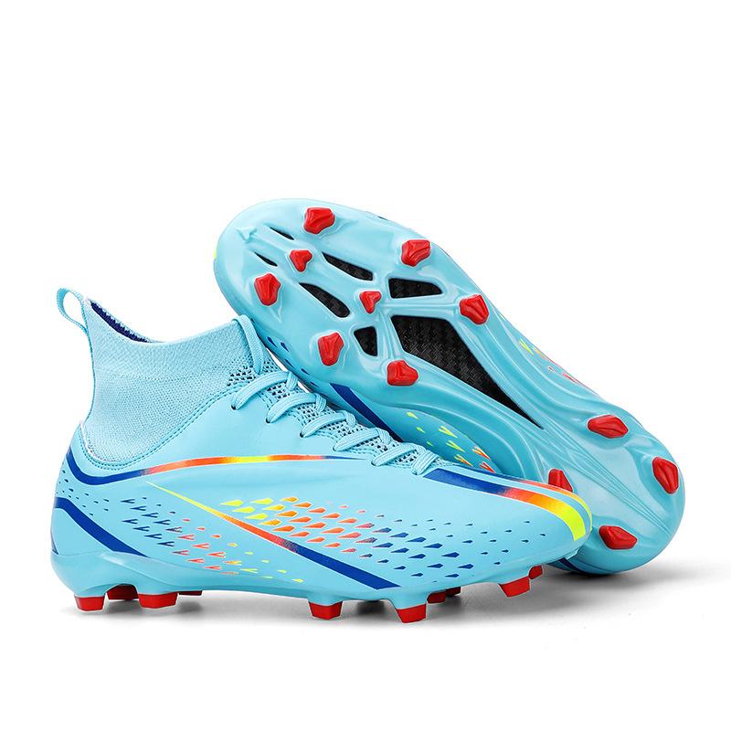 White Kids Football Boots TG/FG Soccer Field Shoes    Teen-agers Sport Sneaker Training Male Outdoor 2025 Futsal for Kids