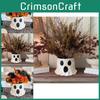 Charmig Spökblomkruka Resin Hantverk Elegant Halloween Dekoration Gåva För Hem Och Kontor
