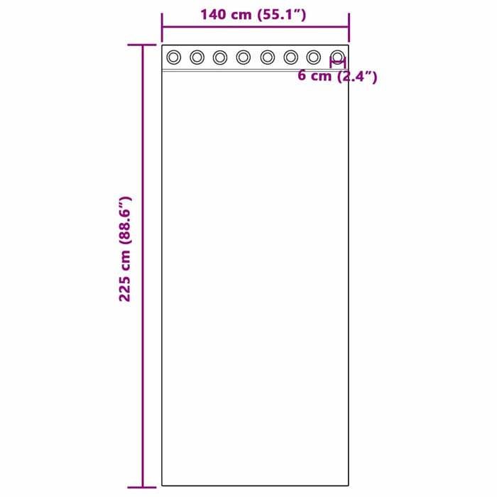 VidaXL Rideaux en voile avec œillets 2 pcs blanc, rideau en filet, rideau transparent, voile de fenêtre, traitement de 4102151