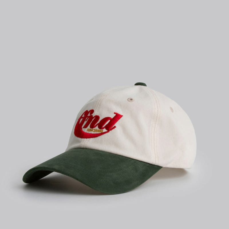 

human & cat FFOUND NEW LOGO PEACH BALL CAP_GREEN GREEN