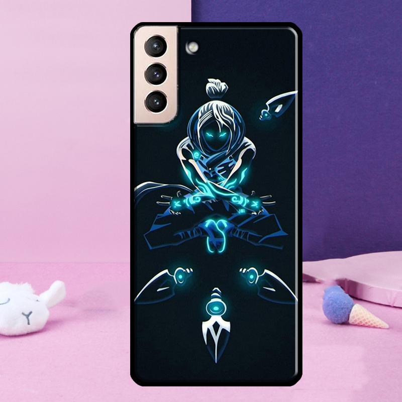 V-Valorant Phone Case For Samsung Galaxy S24 Ultra S25 Ultra S9 S10 S20 S21 S22 Plus S23 S24 FE Cover
