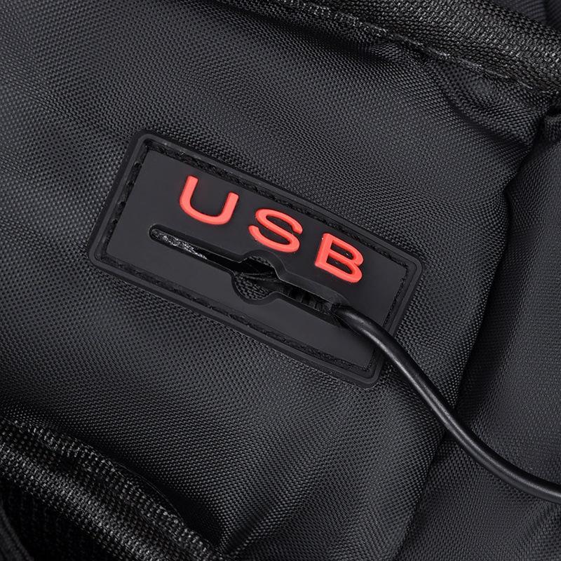 Schoolbag Vacuum Compression Business Backpack Men's Computer Bag Large Capacity Student Travel School Bag Expandable Backpack