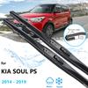 Pro Kia Soul PS 2014 2015 2016 2017 2018 Bezrámové lišty stěračů Přední Zadní Sada Fréza Čističe oken