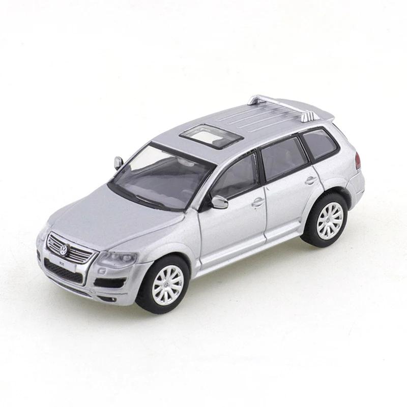 W127SHADOW / DCT 1/64 Volkswagen Touareg R50 Car Alloy Toys Motor Vehicle Diecast Metal Model Kids Xmas Gift Toys for Boys