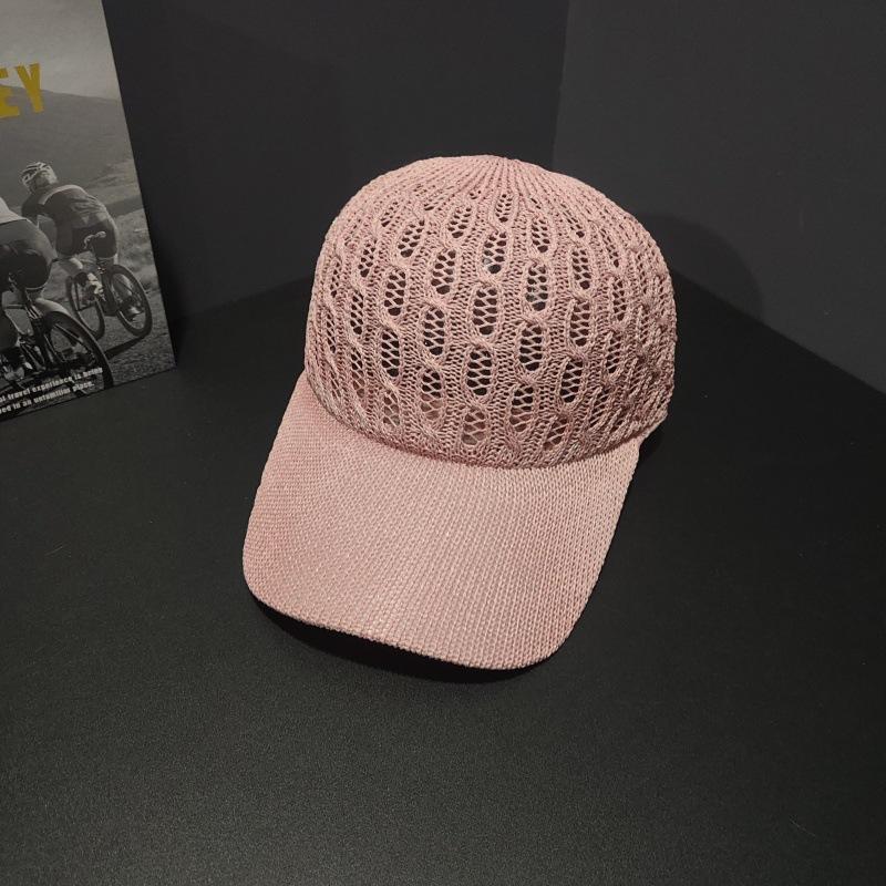 Personalized European and American Lace Hat Women's Summer Outdoor Sunscreen Visor Simple Versatile Breathable Mesh Baseball