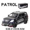 New 1:24 Nissan Patrol Off-road SUV Alloy Model Car Diecast car Toy Model Collectible Iron Toy Car Sound Light Car For Boys Kids C48