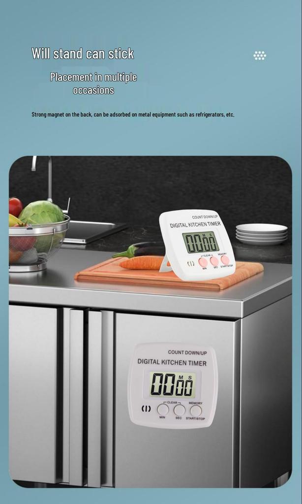 Multifunctional Electronic Timer: Kitchen, Beauty, Laboratory