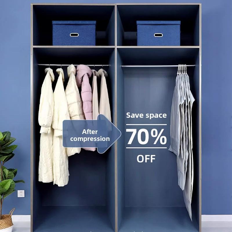 Vacuum-Sealed Hanging Wardrobe Bags for Home Use: Dustproof and Moisture-Resistant Storage for Clothing