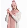 Women's Three Sizes To Choose From: Knitted Hat, Scarf, Glove, Women's Autumn and Winter Outdoor Warm Double Layer Knitted Hat