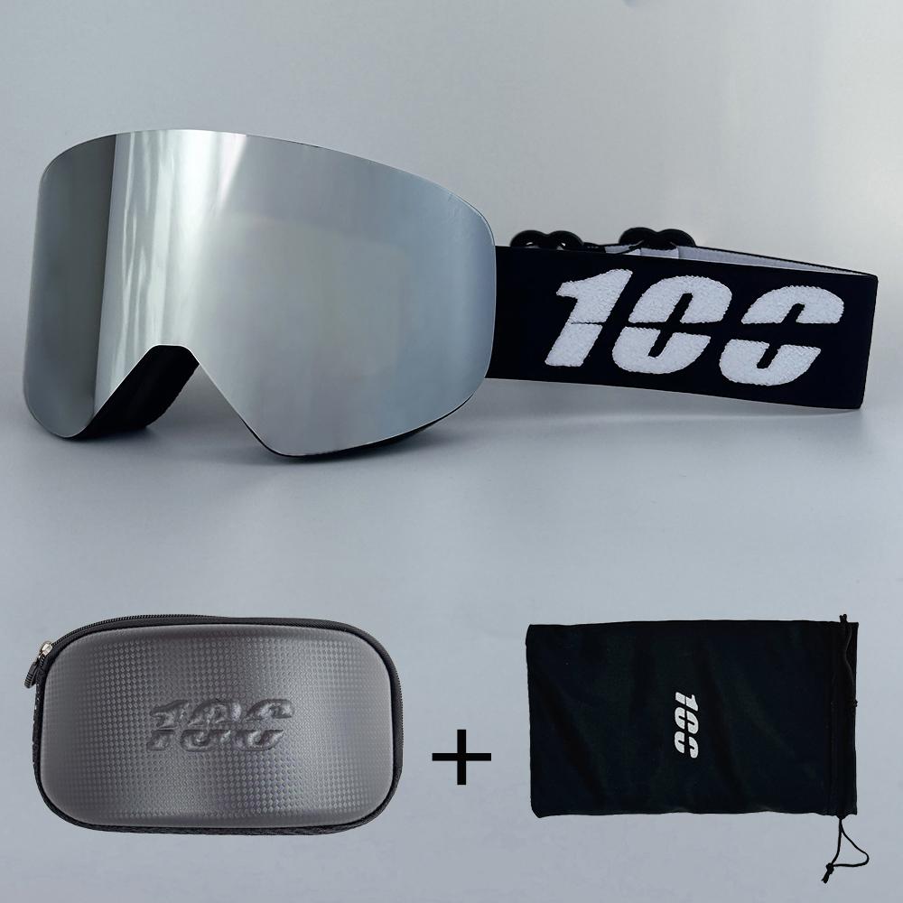 Męskie Gogle Narciarskie Magnetyczne Dla Dorosłych Przeciwmgielne Okulary Narciarskie Ochrona UV400 Śnieg Snowboard Gogle Okulary z Soczewką HD