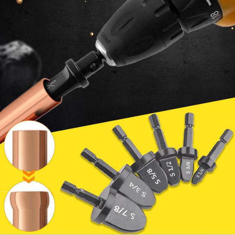 Copper Tube Expander Set Pipe Hole Flare Extender Swage Air Conditioner Refrigerator Takeover Drill Bit Repair Imperia