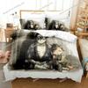 3D Print Anime Dororo Bedding Set Boys Girls Twin Queen Size Duvet Cover Pillowcase Bed Boys Adult Fashion Home Textileextile