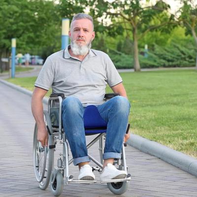 Wheelchair Cushion with Adjustable Straps Breathable Materials Relieves Pressure Improves Stability Seat Cushion